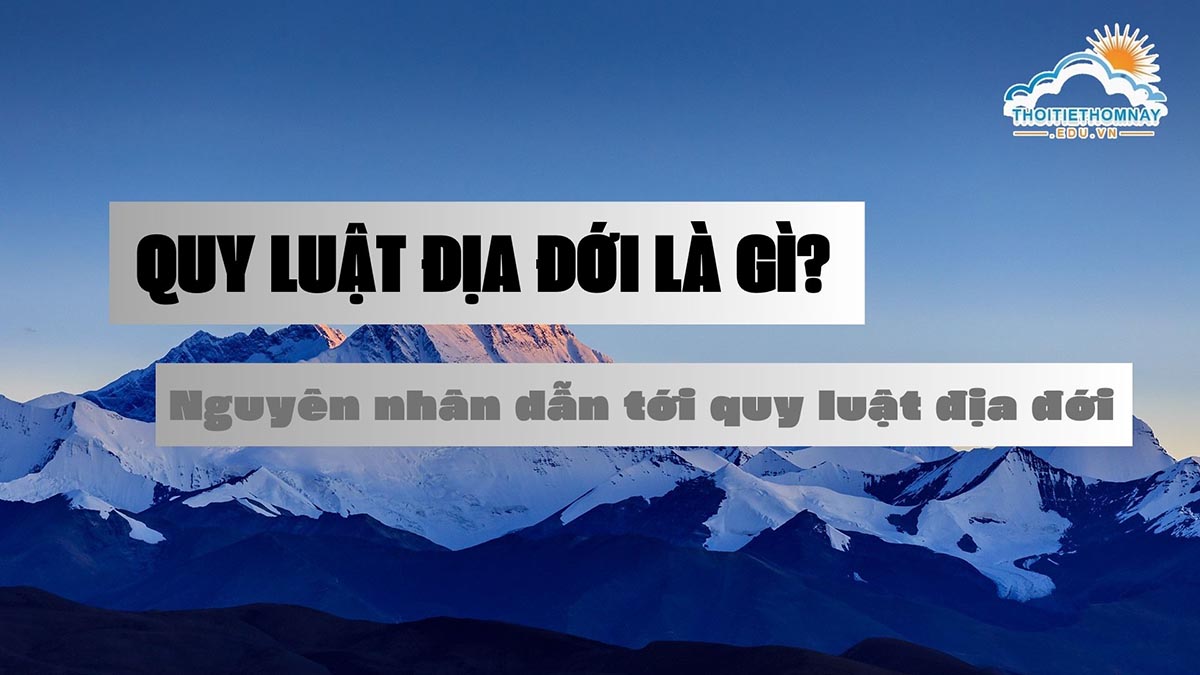 Quy luật địa đới là gì? Nguyên nhân dẫn tới quy luật địa đới